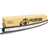 PICAA Barra Luce Led 52 pollici 300W Fuoristrada Doppia Fila Curvo Spot Flood Barra Luminosa da Lavoro a LED Led Luci di Lavoro a Led per FUORI STRADA Moto 4WD SUV ATV UTV Camion