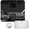 CDEFG [Aggiornamento] CDEFG Compatibile con Renault Clio 4 2013-2019 Parasole Coperture Parabrezza Ombrellone Anteriore Parabrezza Auto Parasole Accessori