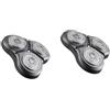 Generic Testina di ricambio for rasoio Xiaomi for rasoio elettrico Mijia S500 S500C S300, confezione da 2 for lame di rasoio for rasatura a secco e bagnata