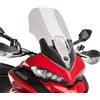 Generico Cupolino Parabrezza Plexiglass JD9 Trasparente Compatibile con DUCATI Multistrada V2 2017-2024