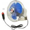 FEINZ Ventilatore per Auto 24V Oscillante | Potente Ventola Girevole con Presa Accendisigari, Raffreddamento Silenzioso e Compatto per Auto, Camion, Camper e Furgoni