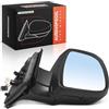Frankberg Specchio Specchietto Retrovisore Elettrico Destra 3+4-Poli &-Riscaldabile &-Sensore di temperatura Compatibile con Berlingo Furgone/MPV B9 2010-2025 Replace# 1608181380