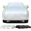 LTWHLLLP Telo Copriauto per Audi A4 Avant, Copertura Auto Esterno Impermeabile Traspirante, Telo Macchina Invernale Antineve vento Completa Protezione Auto Accessori