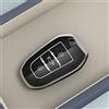 ontto Custodia per Chiave Auto, Adatta per 207 308 408 508 2008 3008 4008 5008 Citroen C4L C6 C3-XR Picasso DS3 DS4 TPU Silicone Custodia Portachiavi Argento Nero