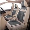 ZJYZYQ Set Coprisedili Per Fiat 500 Per 500L Per 500X Coprisedile Auto A 1 Posto Accessori Interni(Black Gray)