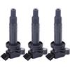 LICHENGTAI Bobine di accensione di ricambio per Toyota Aygo Yaris/Vitz 2005-2014, Citroen C1, Peugeot 107 2005-2014, confezione da 3 bobine di accensione per auto 19500B1010 19500B2040 597088 5970C0 5970C1 9008