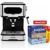 HI SENSE Hisense Macchina per caffe HESCM15DBK Cappuccinatore + 115 Cialde Decisa Borbone in OMAGGIO