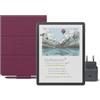 Amazon Kindle Scribe Colorsoft 64 GB (Grafite) + Penna Premium + Custodia | In pelle di prima qualità (Porpora) + USB-C Caricabatterie