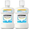 LISTERINE Advanced White Collutorio Sbiancante al Gusto Delicato di Menta, Senza Alcool per Denti Bianchi e Igiene Orale Completa, 1L (Confezione da 2)