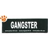 Etichetta In Velcro GANGSTER Intercambiabile Per Pettorine Julius - S (11x3cm)