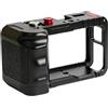 YPBEW Stabilizzatore per action camera Telaio in alluminio Comodo telaio in metallo Gabbia protettiva Supporto per scarpa fredda per Action 5/4 / 3 Gabbia Vlog professionale