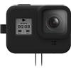 Aokicase For Gopro 8 Camera Silicone Protective Case Gopro 8 Silicone Case Camera Accessories Protective Case for Panoramic Accessories Lens (Gopro 8, Black) GP483
