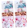 Gadpiparty Panni per Pulire Occhiali 10 Pezzi 14,5x14,5 CM in Fibra | Stampa Classica, Alta Assorbenza, Formato Compatto, per Custodie e Kit Fotografici, Superfici Delicate Stile Casuale