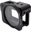 Aokicase For Gopro Hero5/6 Metal Battery Cover + UV Mirror for Sports Cameras Rechargeable Side Cover Metal Side Cover Accessories Gopro Hero5/6 Accessory Camera Accessories (Gopro Hero5/6, Black) GP416