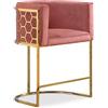 Menzzo Sedia, Velluto, Rosa, L64 x P56 x H96 cm