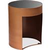 Menzzo Punta Divani, Nero, L40,6 x P40,6 x H50,8 cm