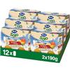 Hero Solo Pappa Completa Verdure con Pollo, Ideale per la Cena - Scalda e Gusta - con Olio Extravergine di Oliva - Per bambini dai 6 mesi - 6 x (2x190 g)