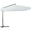 Garden Friend Ombrellone quadro - con braccio laterale - 3 x 3 m - bianco - Garden Friend (unità vendita 1 pz.)
