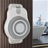 KKwercv Spazzola per la schiena montata a parete, spazzola elettrica da bagno, spazzola per il corpo automatica a 360°, regolazione a 2 livelli, testa grande da 18 cm, pulizia profonda, pelle più sana