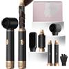 Atopskins Spazzola Asciugacapelli Ad Aria Calda 1000W,Hair Styler 5 In 1 Air Styler,Combina le Funzioni di Asciugacapelli,Arricciacapelli e Spazzola Phon,Contiene Ioni Negativi ad Alta Concentrazione