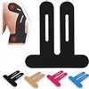 QaZanteiar 10pezzi Kinesio Tape,kinesio taping ginocchio (Nero)
