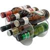 Laserplast Porta bottiglie di birra 250 ml per frigorifero, Contenitore in metacrilato trasparente - Capacità 6 bottiglie 1/5 - Porta bottiglie di birra in acrilico plexiglass (1 unità)
