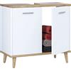 VCM Mobili da Bagno Mobile da Bagno Mobile da lavabo Cassetto da Bagno Landos Mobili da Bagno Mobile da Bagno Mobile da lavabo Cassetto da Bagno Landos Rovere Bianco/Miele