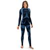 sesto senso Donna Intimo Termico Impostato Maglia a Maniche Lunghe T-Shirt Funzionale e Pantaloni Lunghi Leggings XL Grigio