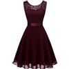 Generic Abiti Pizzo Vestito da Cocktail Lungo Abiti da Cerimonia Economici Taglie Forti Abito da Sposa con Piume Abiti da Cerimonia Impero 2024 Marche Vestiti Cerimonia Abiti da Sposa Over 60 Abiti Bordeaux