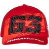 VR46 Berretto Trucker 63 Pecco Bagnaia Ducati Corse Moto GP Ufficiale Adulto Taglia Unica Rosso, rosso, Taglia unica
