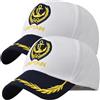 Healvian 2pezzi Cappello Baseball Regolabile e Traspirante e Vacanze al per Yacht e attività Nautiche Abbinato Un Accessorio e per Molte all Aperto
