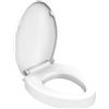 Swiss Madison Well Made Forever Swiss Madison Ryse - Tavoletta copri WC rialzata, allungata, con chiusura rallentata, conforme ADA, colore: Bianco lucido