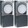 Brennenstuhl 1506465 Timer Meccanico Mz 44 IP 44, Grigio (Confezione da 2)