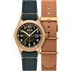AVI-8 Flyboy Eagle Squadron - Orologio automatico da uomo, 39 mm, in bronzo, 85ª edizione limitata, con cinturino in pelle, AV-4145, Cinturino