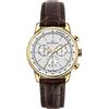 Philip Watch ANNIVERSARY Orologio Uomo Cronografo in Acciaio, PVD Oro, Pelle naturale - R8271650001