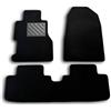 MTC Automotive Tappetini per Honda Civic VII 2001-2006 Su misura, antiscivolo, battitacco in gomma rinforzata