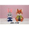 SEGA RARO Disney Zootopia Nick E Judy Peluche Gigante Seduto SET Di 2 Da GIAPPONE
