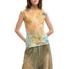 Desigual Sudan T-Shirt, Marrone, S Donna