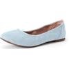 Amazon Essentials Ballerine Belice Donna, Blu Chiaro, 37 EU