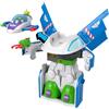 Fisher-Price Imaginext Toy Story - Nave Trasformabile di Buzz Lightyear, veicolo 3-in-1 con luci e suoni, da astronave a robot fino a capsula di salvataggio, con Buzz, lanciatore e proiettili, JTH51