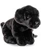 Uni-Toys - Cucciolo Labrador (nero), con guinzaglio - 23 cm (altezza) - cane di peluche, animale domestico - peluche