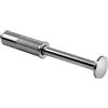 Gedotec TINY - Gancio appendiabiti moderno | 1 pezzo allungabile cromato lucido | TINY | Ventola per abiti in acciaio inox da inserire | Estrattore appendiabiti per scatole di legno