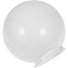 GALPADA Paralume di Ricambio Rotondo a Globo in Acrilico Bianco Latte Coprilampada per Esterni e Giardino Paralume a Sfera 12 CM Montaggio Facile per Cortile e Casa