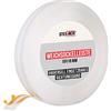 STEIGNER Battiscopa Morbido, Bianco, Divisibile, Autoadesivo per Bagni PVC, 18x18 mm, 5 m