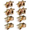 TECKZOON Rotella per ponteggio 8 pezzi, ghiera per tubi Ø esterno 42-48 mm, morsetto ruotabile 360° con dado flangiato per fissaggio ponteggi e aste di ancoraggio