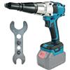 Leikurvo Pinza rivettatrice a batteria compatibile con Makita 18 V, pinza automatica per rivetti elettrici senza spazzole per rivetti ciechi da 2,4 - 4,8 mm (senza batterie)