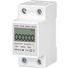 Yasorn eMylo Contatore elettrico Monitoraggio dell'energia Monitoraggio dell'utilizzo dell'elettricità Misuratori del consumo energetico Montaggio su guida multifunzione monofase