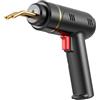 Muuoeou Kit Saldatura per Plastica Fili per Saldatore Plastica 200 W. Kit Riparazione Paraurti Ricaricabile USB con Pinzatrice A Caldo 400 Pezzi per Maggior Parte Della Plastica