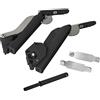 SOTECH Kesseböhmer Cerniera a Ribalta FREEspace Push to Open (pto) tipo B Antracite per Altezza mobile 225-650 mm (peso ribalta da 0,7 a 4,3 kg) porta ribalta