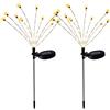 Cymwer 2 luci decorative for prato, luci decorative solari imformeabili for paesaggi, facile installazione, altalena for giardino domestico